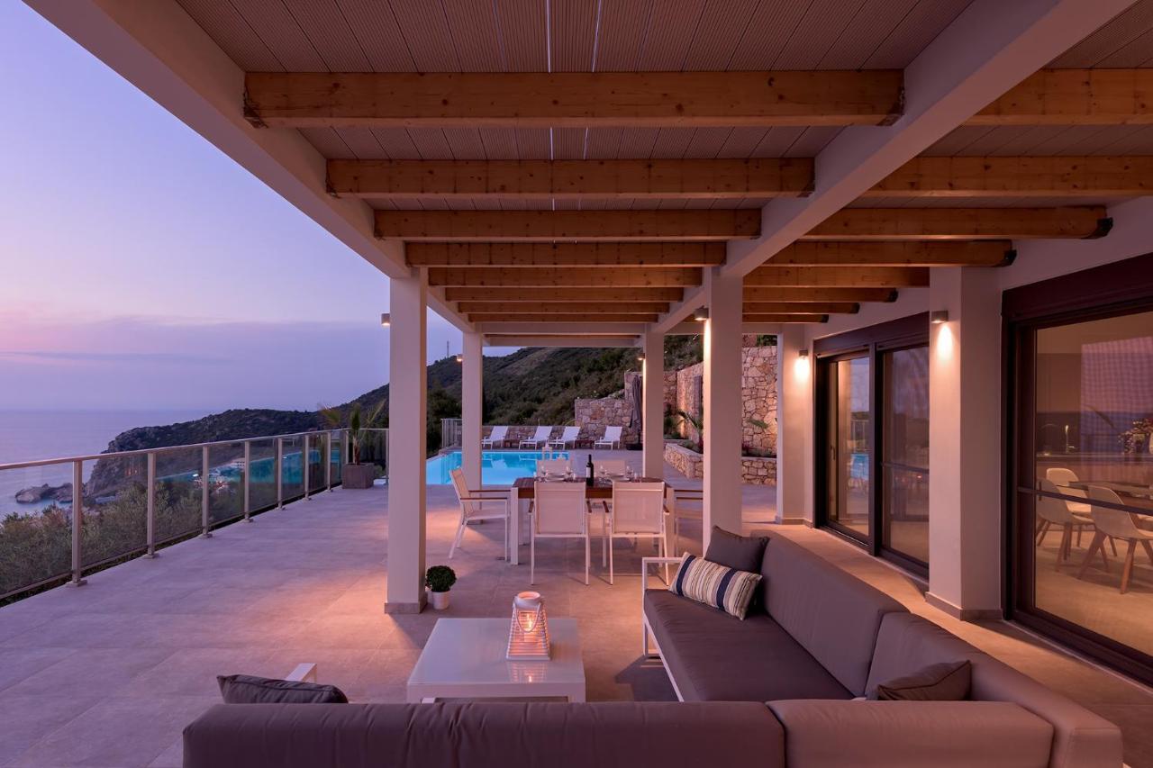 Kathisma Bay Villas - Luxury Villas- Villa Oceanos Kalamítsi Exterior foto